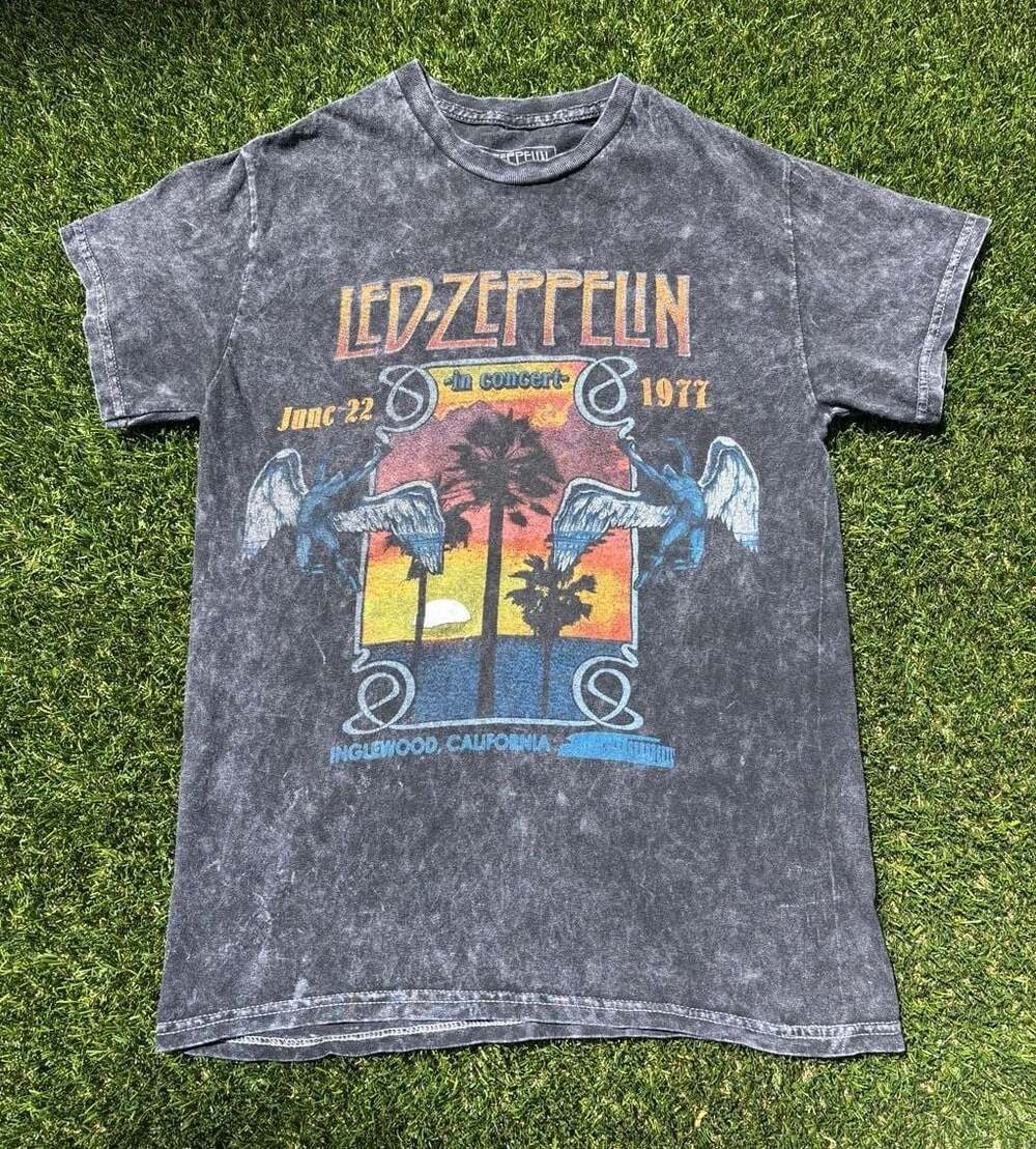 Vintage Led Zeppelin Inglewood California Unisex T-Shirt